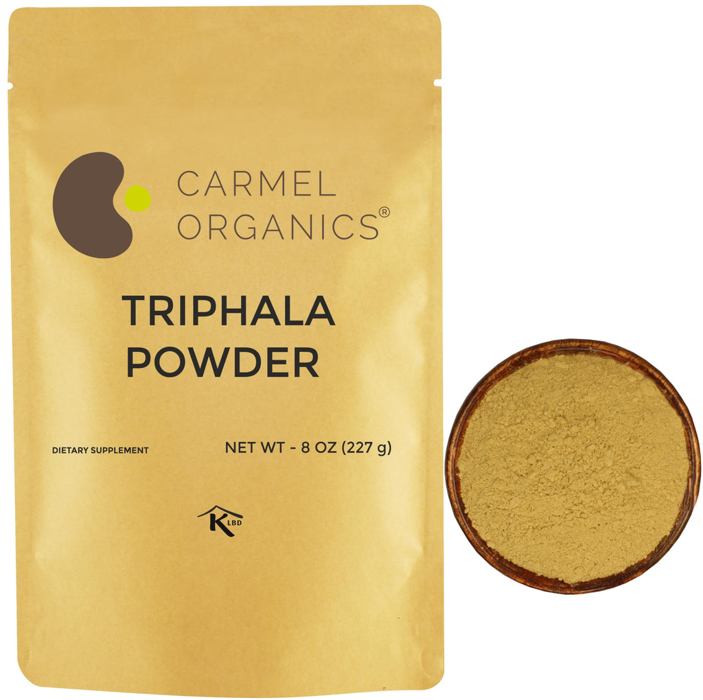 CARMEL ORGANICS Triphala Powder - 8 Ounce