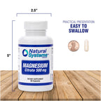 Natural Systems Magnesium Citrate 500mg - 60 Capsules - image 6