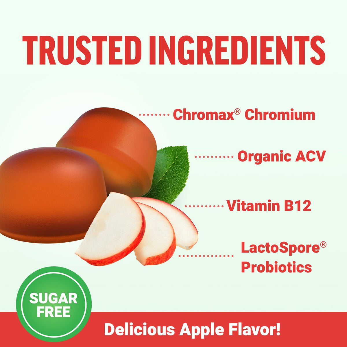 Force Factor ProbioSlim Apple Cider Vinegar Gummies with Organic