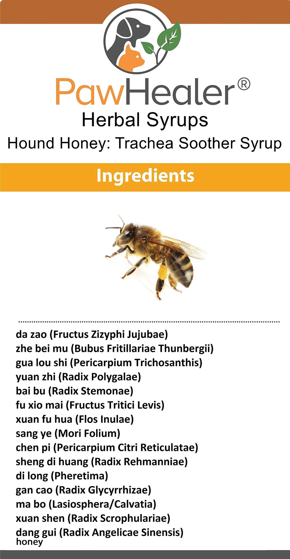 PawHealer Trachea Soother Syrup Hound Honey - 10 fl oz - image 2