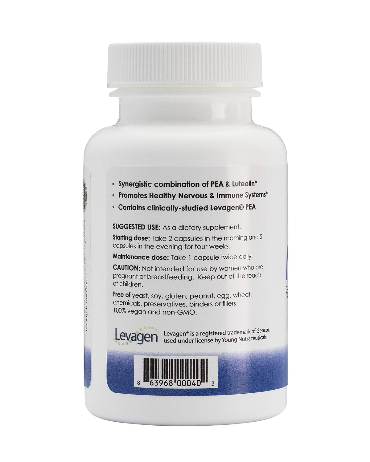 Mirica Pea and Luteolin Immune & Nervous System Support - 60 Capsules - image 2