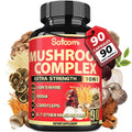 Satoomi Mushroom Complex Supplements Capsules - Blends with Lions Mane