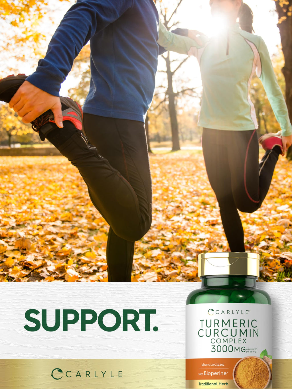 Carlyle Turmeric Curcumin with Black Pepper - 90 Capsules - image 6