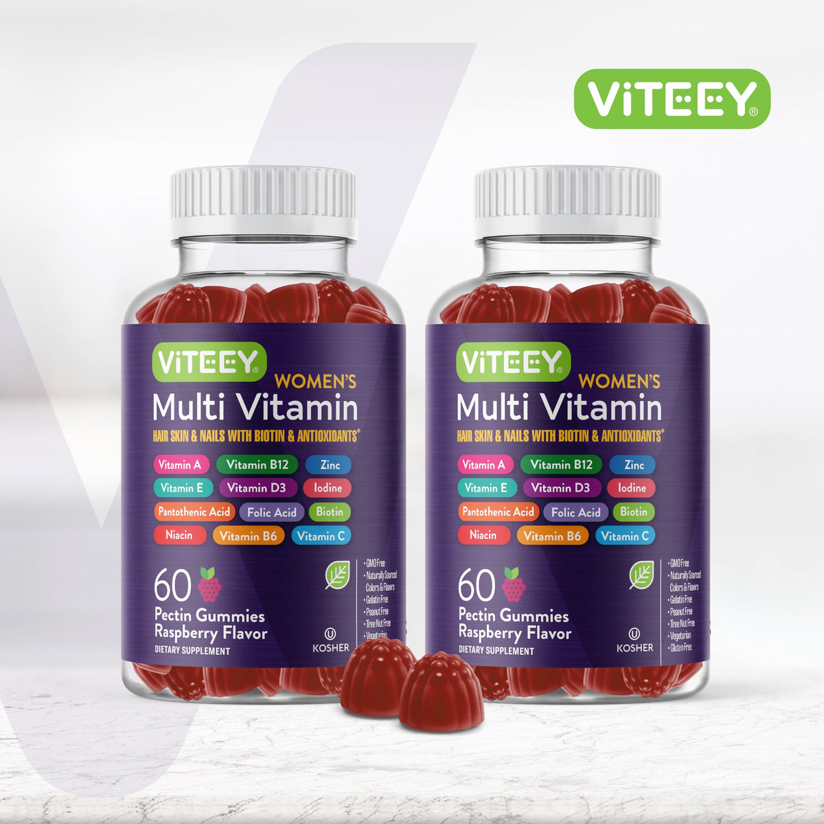 Viteey Womens Multivitamin Gummies - for Complete Health