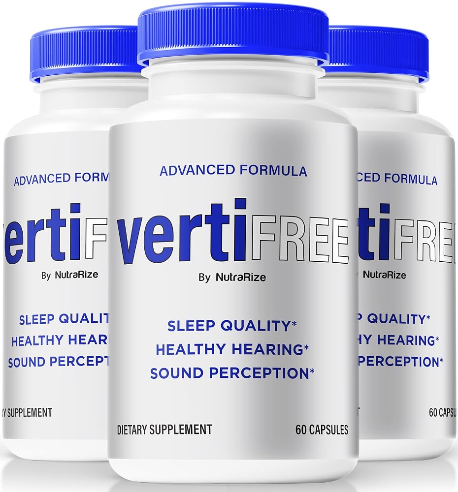 NutraRize VertiFree Capsules Hearing Support Formula - 180 Capsules