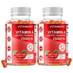 Vitamatic Vitamin A 25000 IU Gummies - 120 Gummies