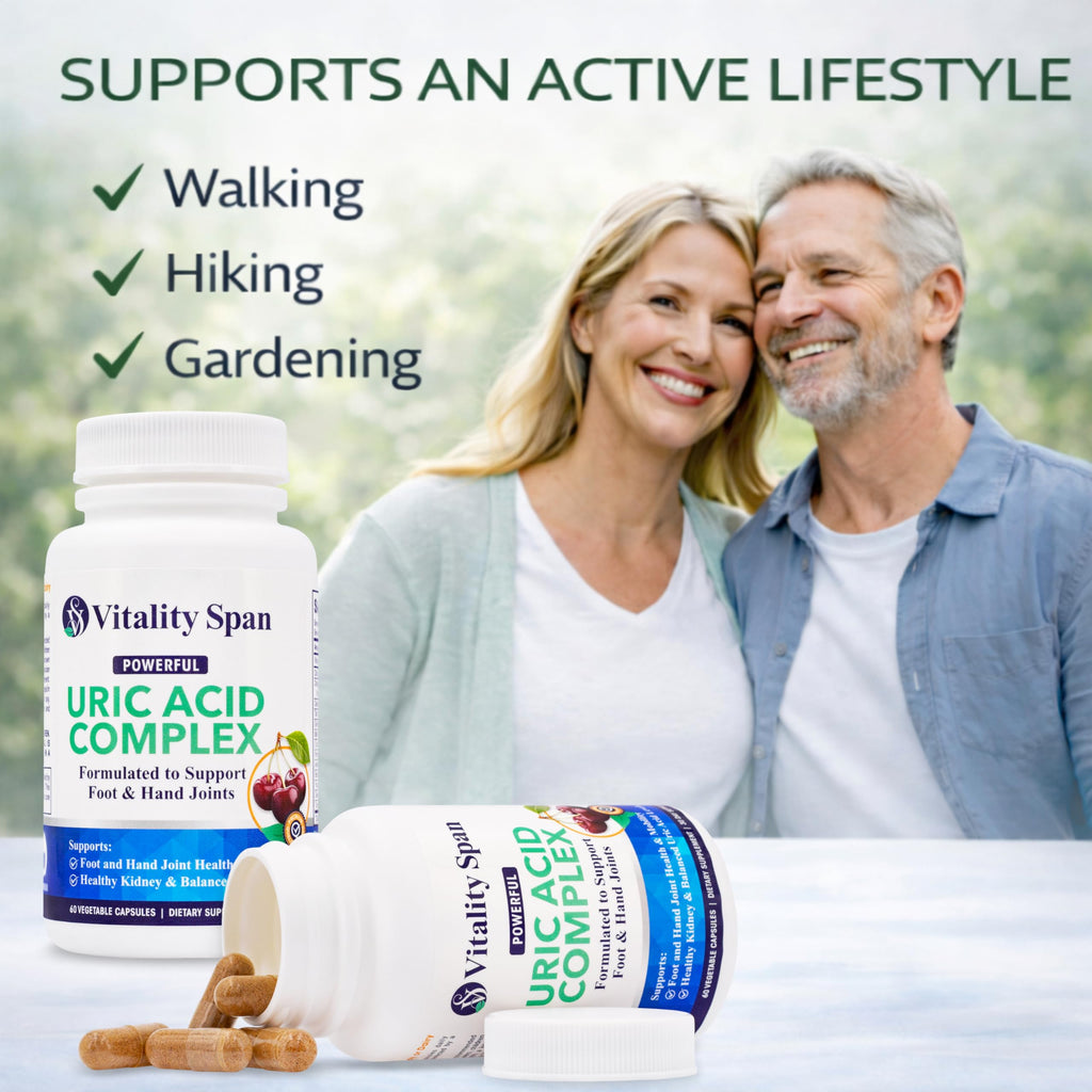 Vitality Span Uric Acid Support with Tart Cherry & Chanca Piedra - 60 Capsules - image 4