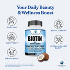 American Standard Supplements Biotin 20,000mcg with Keratin & Zinc - image 5