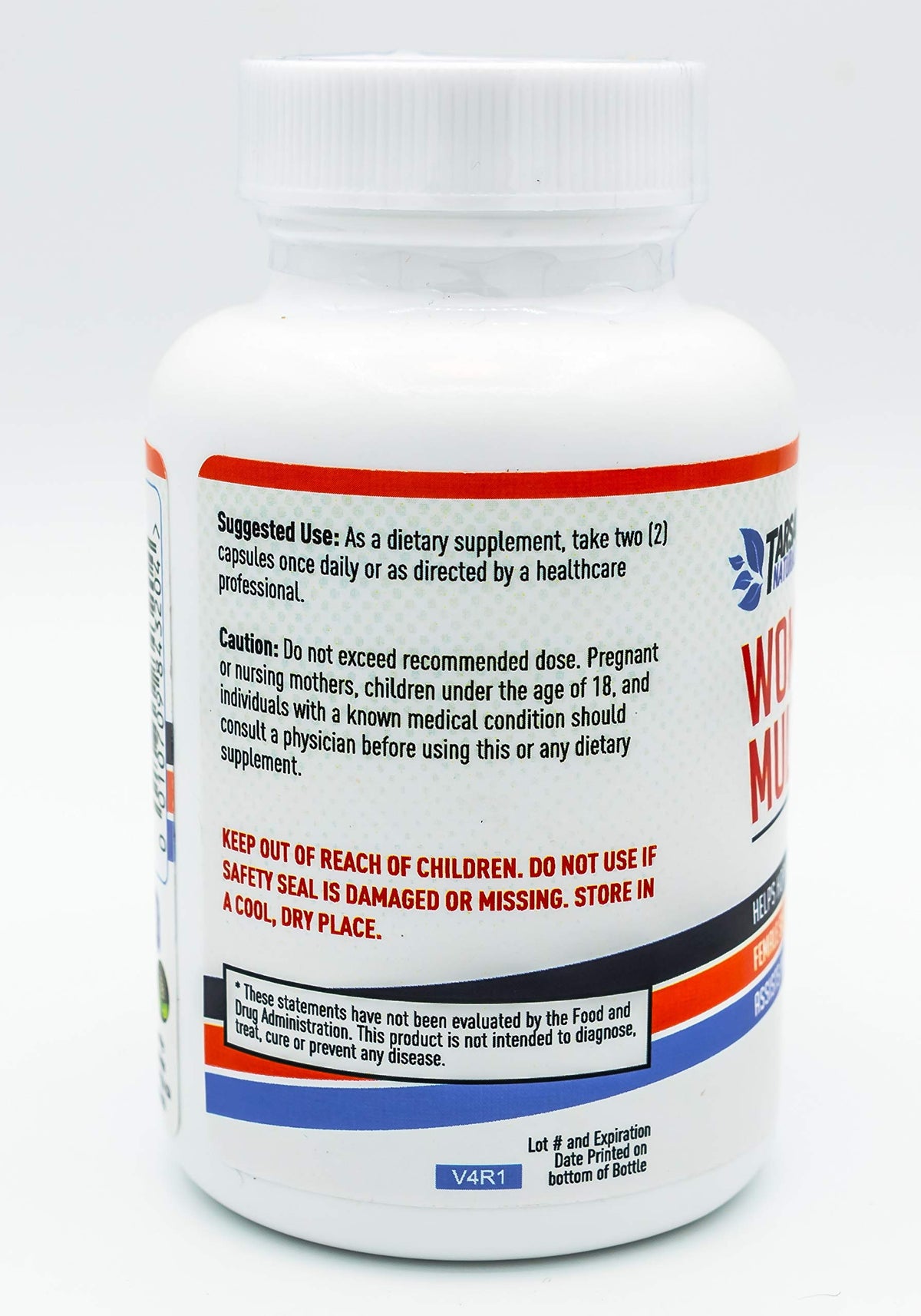 Tarsal Naturals Multivitamin and Minerals for Women - 60 Capsules - image 3