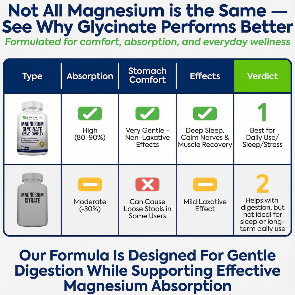 Dr. Martin's Nutrition Magnesium Glycinate 425mg - 180 Capsules - image 5