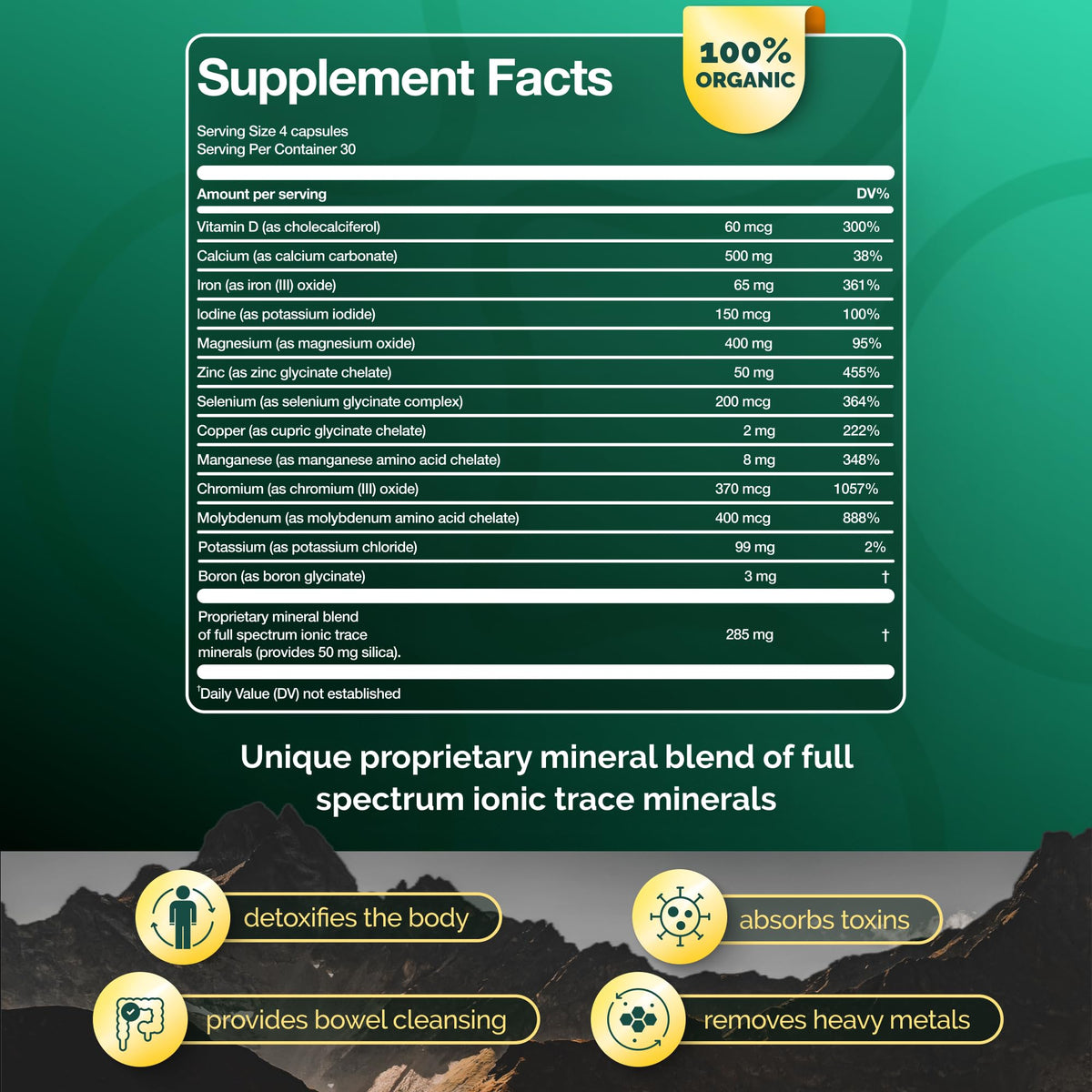 ADEO2 Trace Minerals Complex - 120 Capsules - image 3