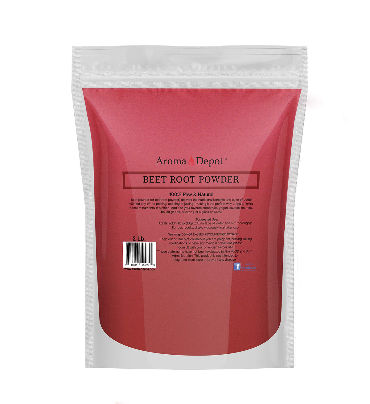 Aroma Depot Beet Root Powder Nitric Oxide Booster - 2 lb