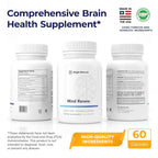 Bright Naturals Mind Renew - Brain Supplements for Memory and Focus