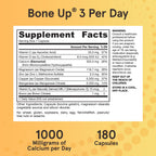 Jarrow Formulas BoneUp Vitamin D3 and Calcium - 180 Capsules - image 6