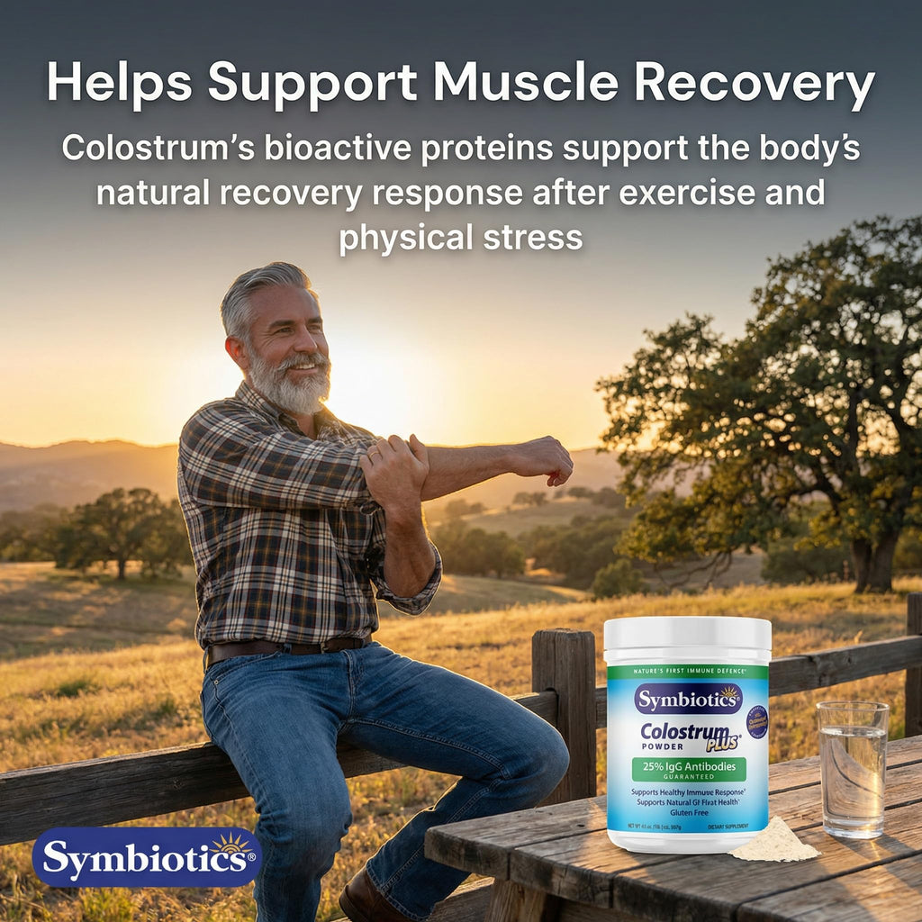 Symbiotics Colostrum Plus Powder - 25% IgG Immunoglobulins