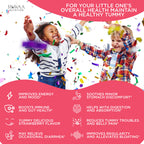RUWAA NUTRITION Probiotics for Kids. Yummy Gut Happy Organic