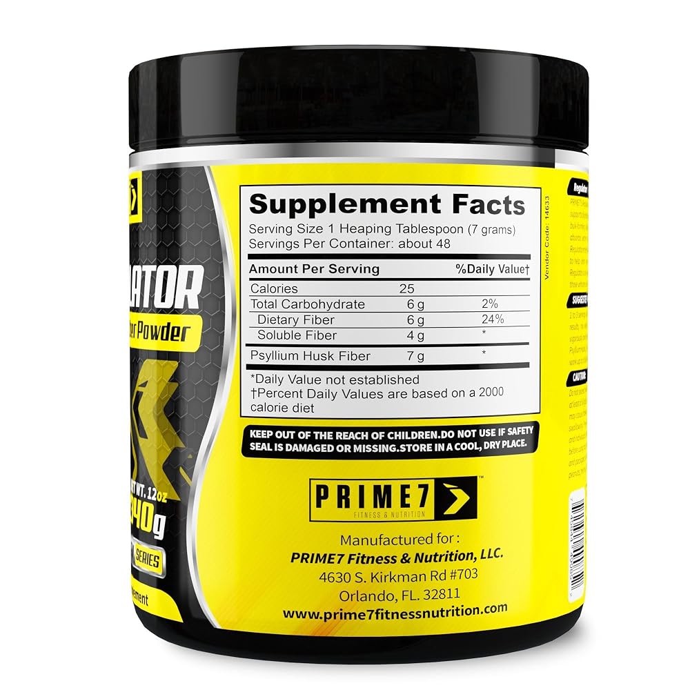 PRIME7 Regulator Psyllium Fiber Powder - 340g - image 3