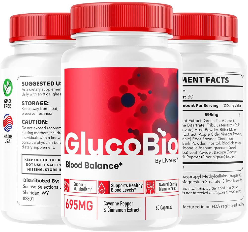 LIVORKA GlucoBio Capsules - Official Gluco Bio Support Pills