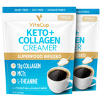 VitaCup Keto + Collagen Coffee Creamer with MCT