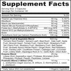 MoxyVites Vitamin B Complex for Energy & Stress - 120 Capsules - image 2