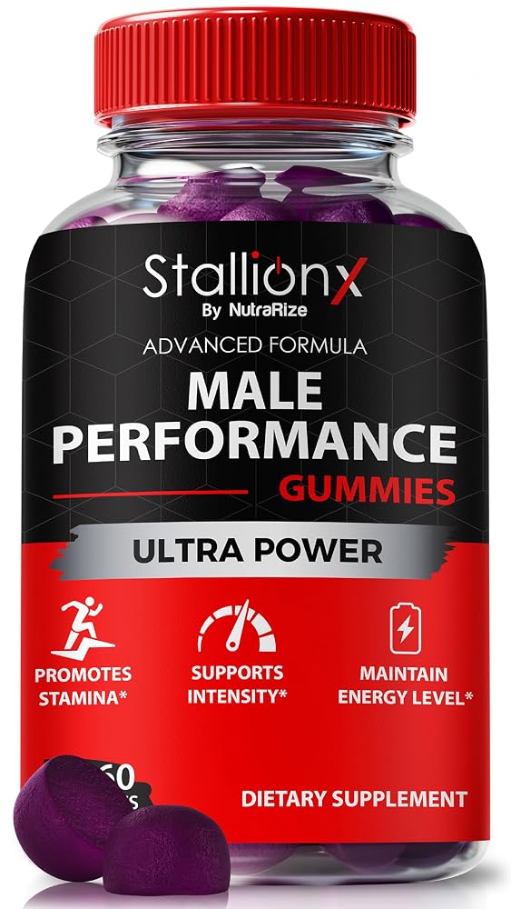 NutraRize Stallion X Gummies for Men - 60 Gummies