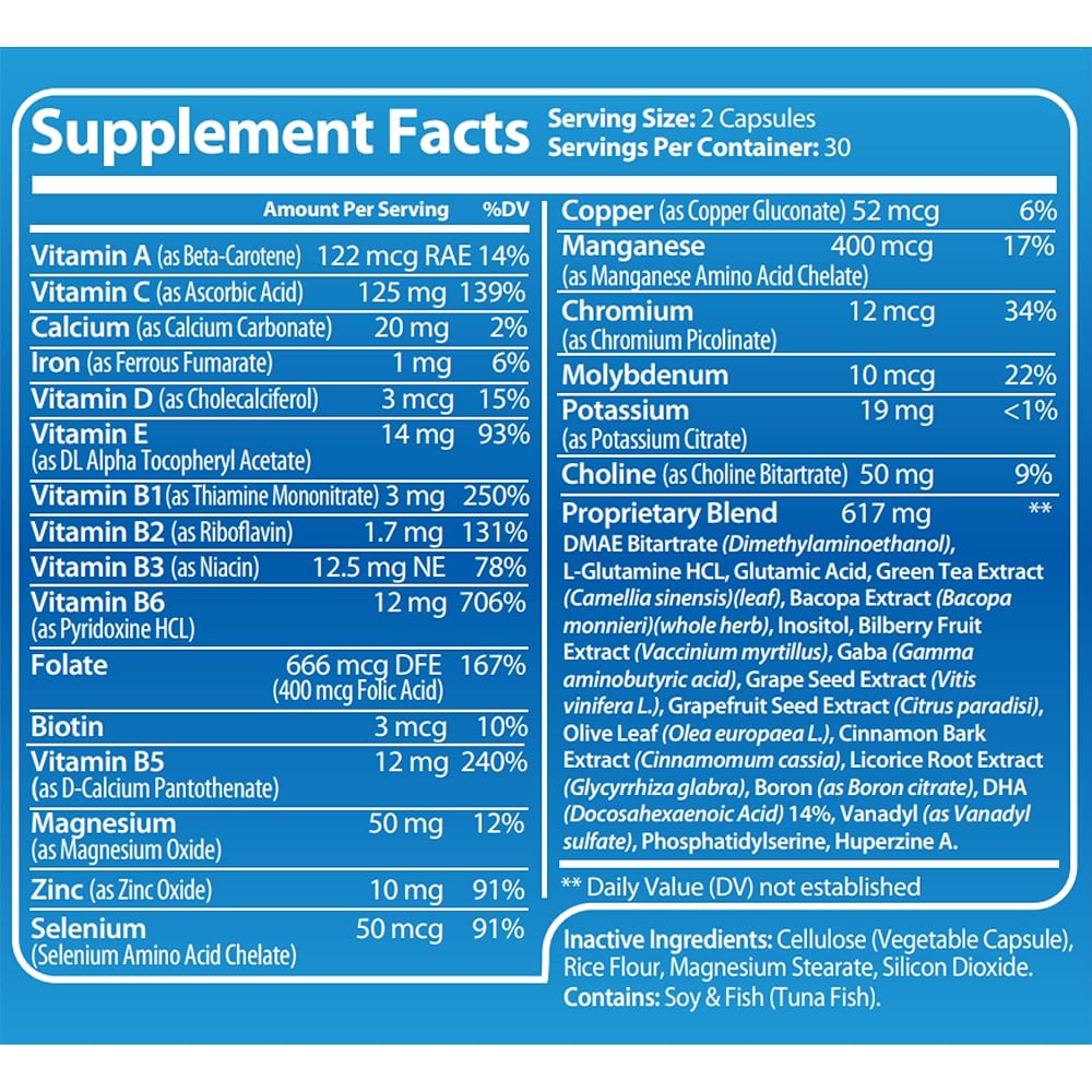 Luma By Laura Brain Support Nootropic - 60 Capsules - image 5
