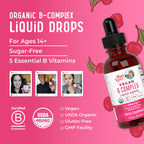 MARYRUTH'S Organic Vitamin B Complex Liquid Drops - 1 Fl Oz - image 8