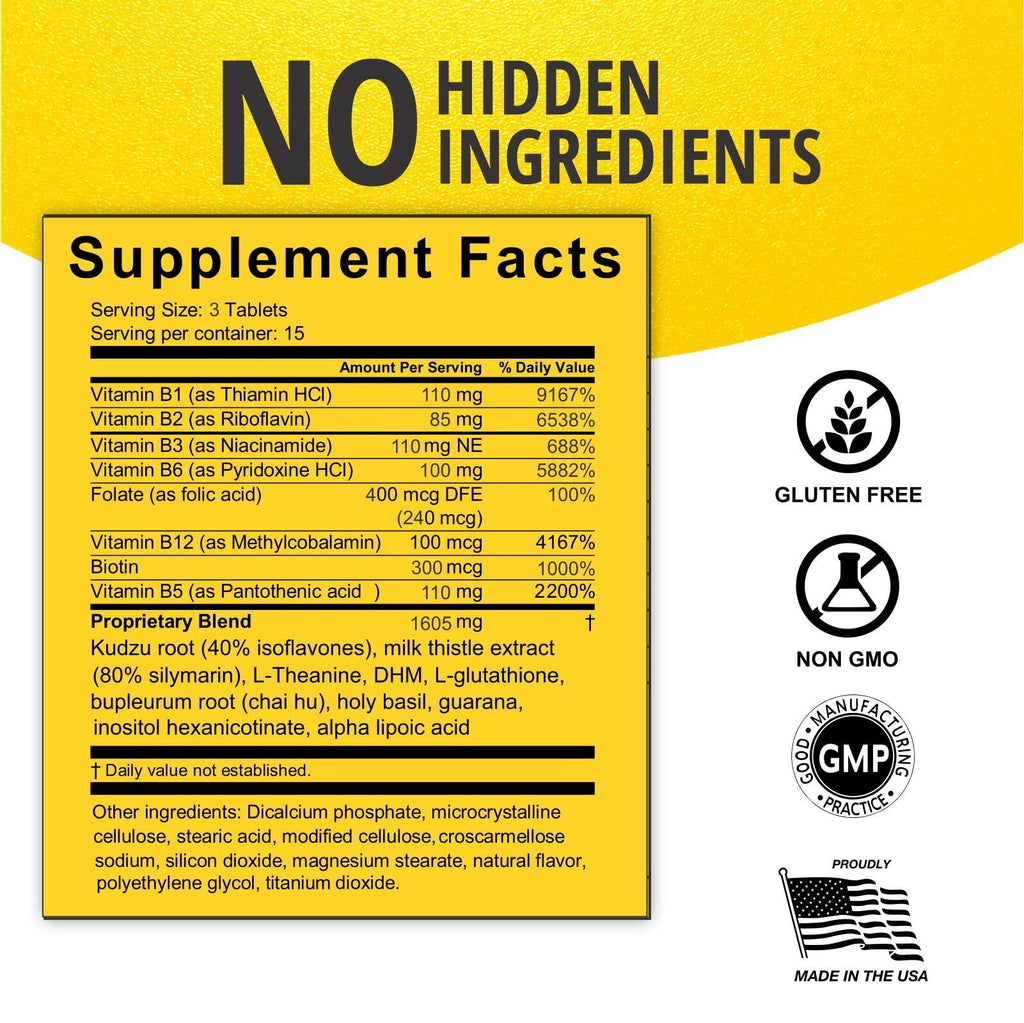 VITINITY Anti-Alcohol Drink Support & Cleanse Supplements - Craving