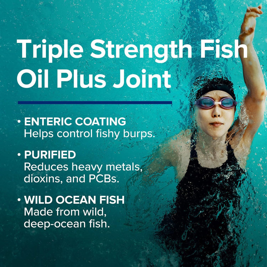 GNC Triple Strength Fish Oil Plus Joint Omega-3 - 60 Softgels - image 6