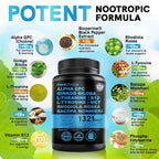 MedChoice 11-in-1 Nootropic Brain Supplement Non-Caffeinated - 240 Capsules - image 2