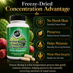 Natural Home Cures Freeze-Dried Nopal Cactus Capsules - 120 Vegan Capsules - image 4
