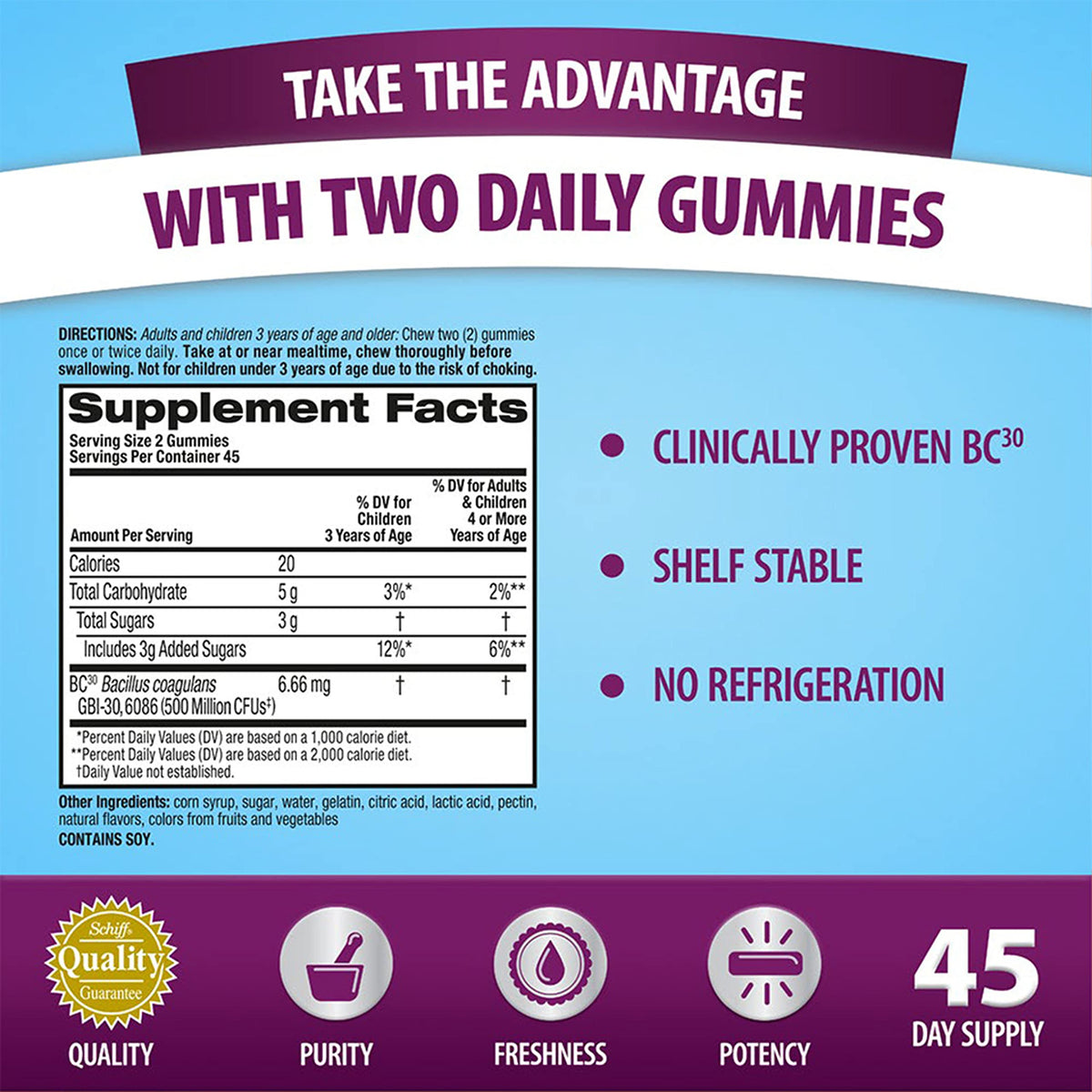 Digestive Advantage Daily Probiotic Gummies - 180 Count - image 4