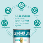 Designer Wellness, Designer Lite, Low Calorie Natural Protein