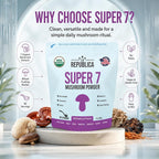 LRLA Superfoods Super 7 Mushroom Powder Blend - 3 oz - image 4