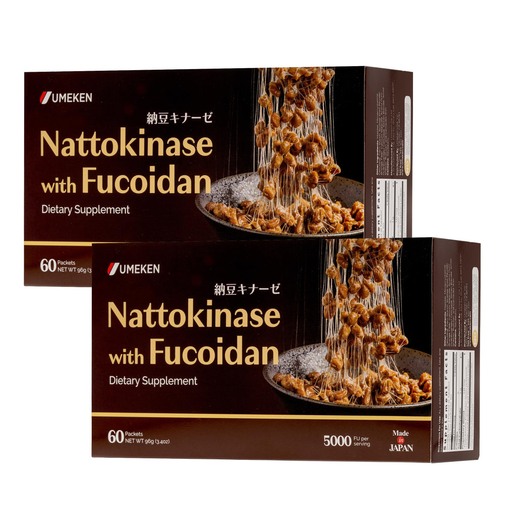 Umeken Nattokinase Plus Fucoidan 5000FU - 120 Tablets