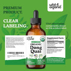 Wild & Organic Dong Quai Supplement for Menopause Support - 4 fl oz - image 9