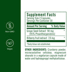Flora Grape Seed Extract Plus OPC Complex with Bilberry - 60 Vegetarian Capsules - image 2