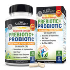 BioSchwartz Advanced Prebiotics & Probiotics - 60 Capsules