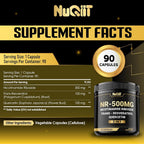 NUQIIT NAD+ Supplement with Nicotinamide Riboside - 90 Capsules - image 5