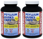 Yerba Prima Psyllium Husk Caps Fiber Supplement - 360 Capsules