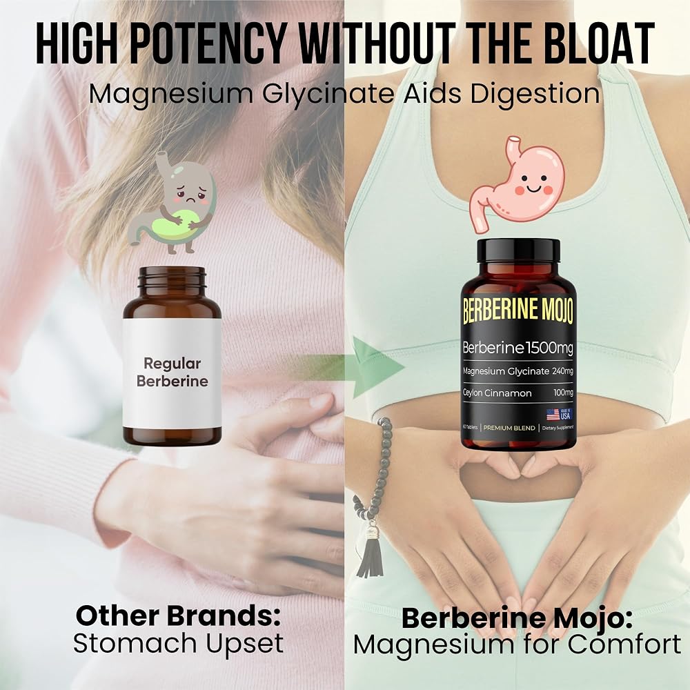 Berberine Mojo Berberine 1500mg with Ceylon Cinnamon - 1 Count - image 4