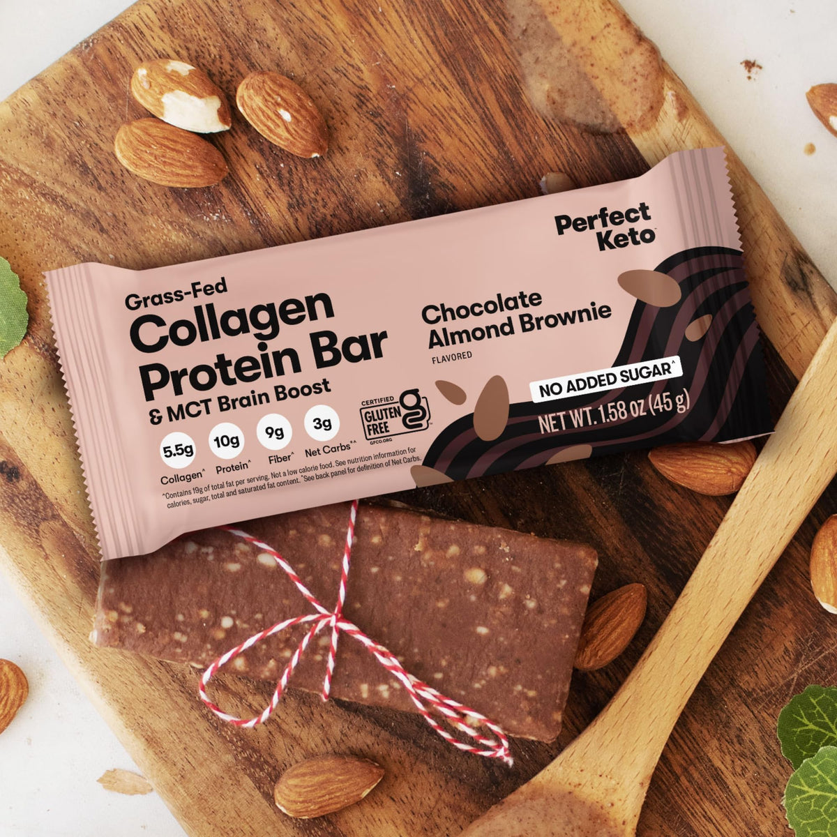 Perfect Keto Protein Snacks - Box of 12 Bars - Low Carb Diet Friendly