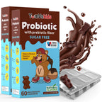 YUM-V'S Kids Probiotic Chocolate Bears 1 Billion CFU - 120 Count