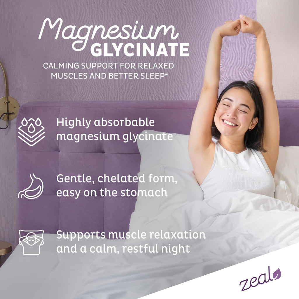 Zeal Naturals Triple Magnesium Complex 400mg - 180 Capsules - image 4