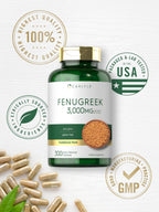 Carlyle Fenugreek Capsules - 300 Count - image 6