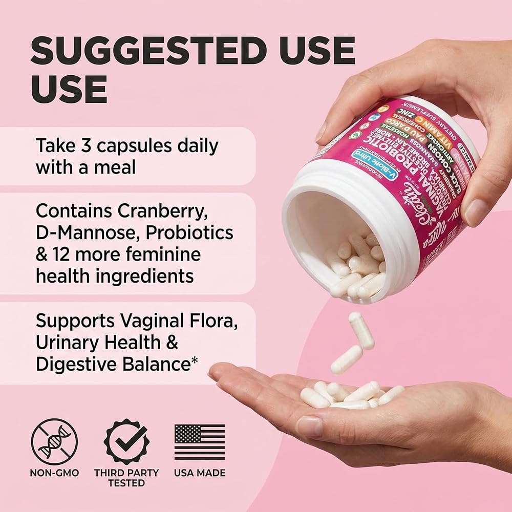 Clean Nutraceuticals Vaginal Probiotics with Digestive Enzymes - 90 Capsules - image 6