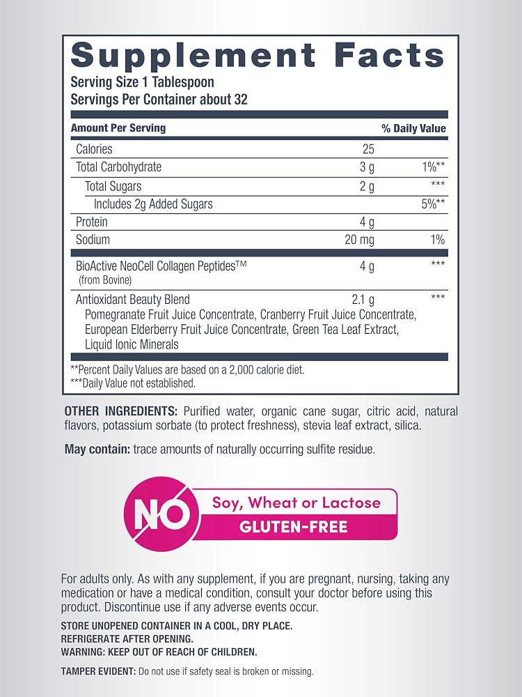 NeoCell Advanced Liquid Collagen 4000 mg - 16 Fl Oz - image 5
