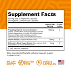 FineVine Organics Turmeric Curcumin with Black Pepper & Ginger - 120 Capsules - image 2