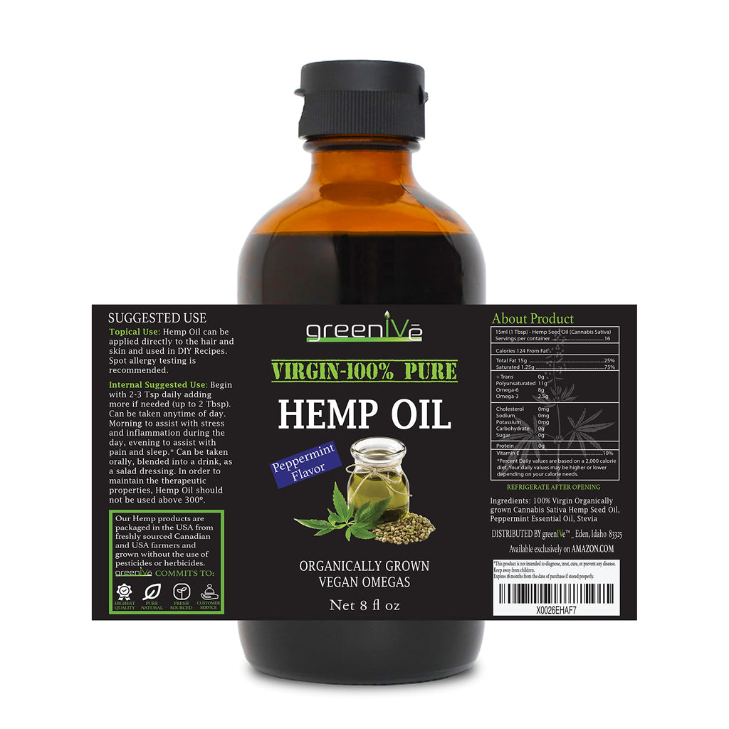 GreenIVe Naturally Grown Peppermint Hemp Oil 224 - image 3