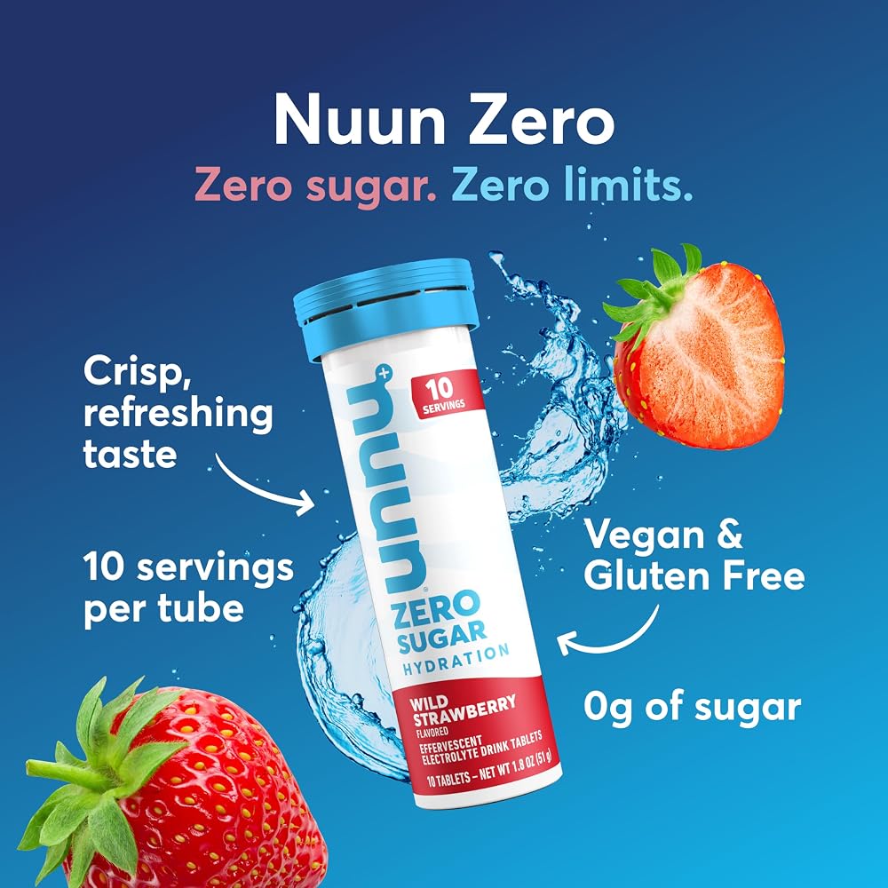 Nuun Zero Sugar Hydration Electrolyte Tablets - Sodium
